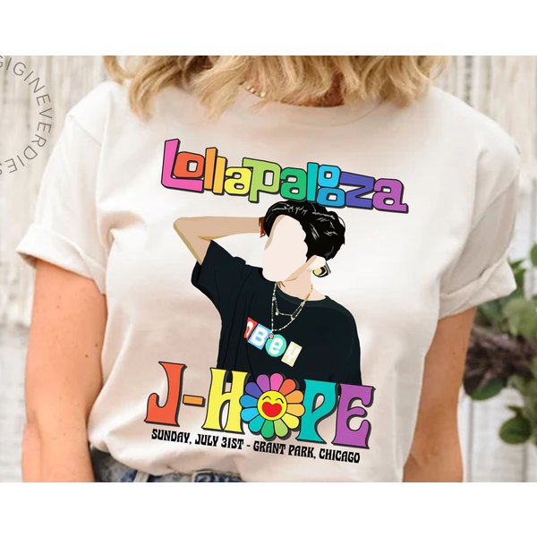 J-Hope Shirt, Jhope At Lollapalooza Shirt, Hobipalooza Shirt,-image