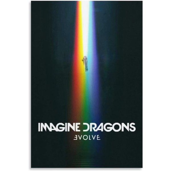 Evolve - Imagine Dragons Poster Bedroom Decor Sports Landscape Office Room Decor-image