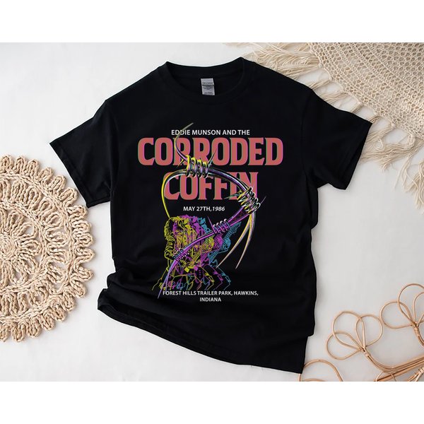Corroded Coffin Tour 1986 Vintage Shirt, Eddie Muson Vintage 90S Shirt-image