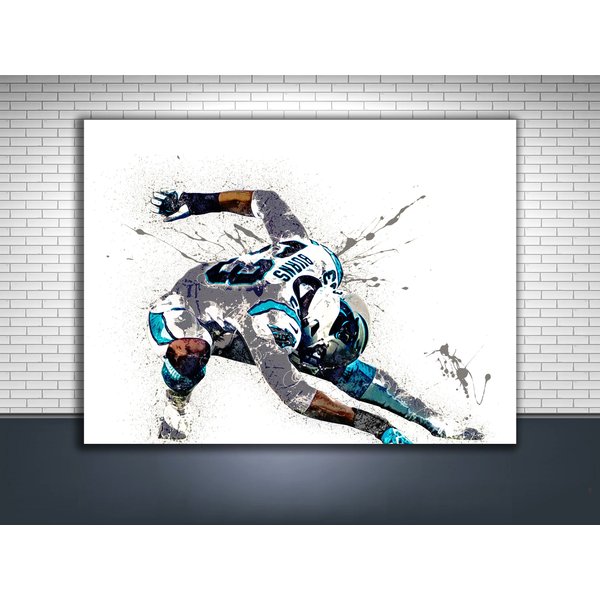 Brian Burns Poster, Carolina Panthers-image