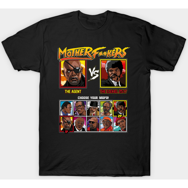 Samuel L Jackson Vs - Censored - Samuel L Jackson - T-Shirt-image