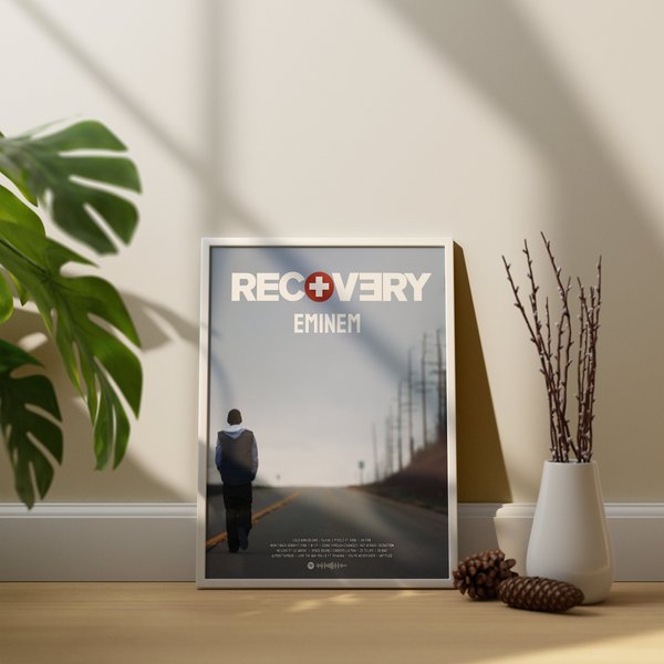 Eminem - Recovery Album Poster-image