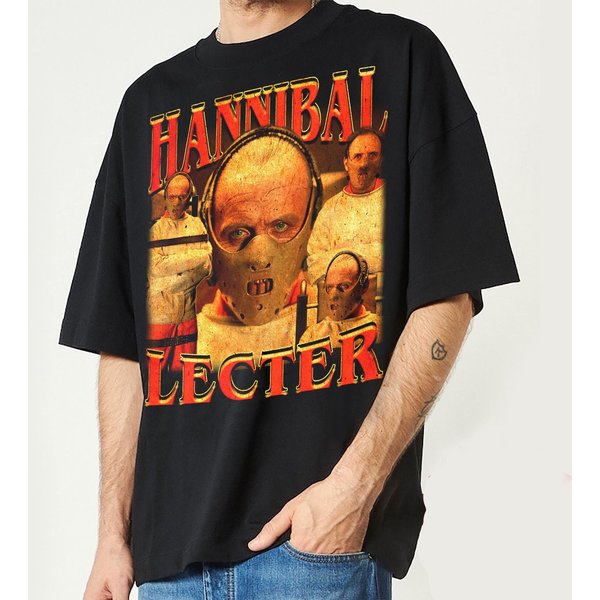 Hannibal Lecter Vintage T Shirt, Hannibal Lecter T-Shirt-image