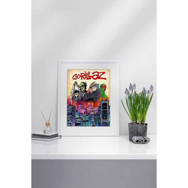 Gorillaz Vintage Inspired Poster-image