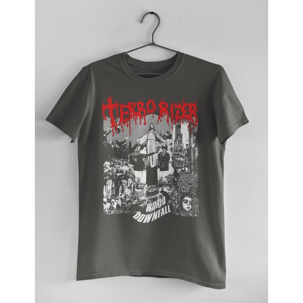 Terrorizer Unisex T-Shirt - World Downfall - Fear Of Napalm - Grind Shirt-image