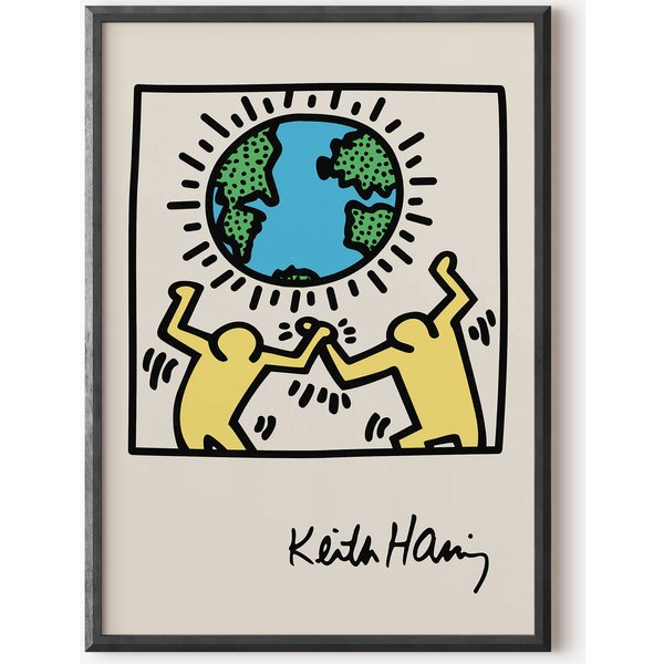 Keith Haring Abstract Wall Art Poster-image