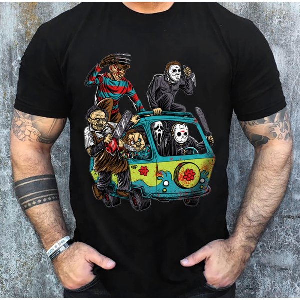 Horror Movie Machine Halloween T-Shirt-image