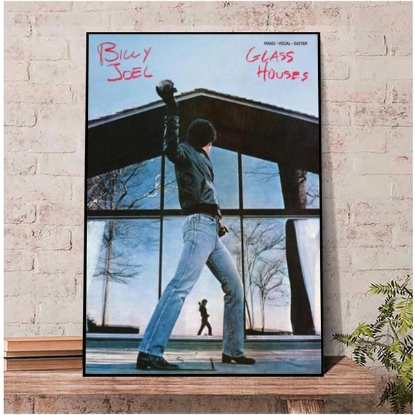 Billy Joel Poster, Billy Joel Glass Houses Album Un Poster-image
