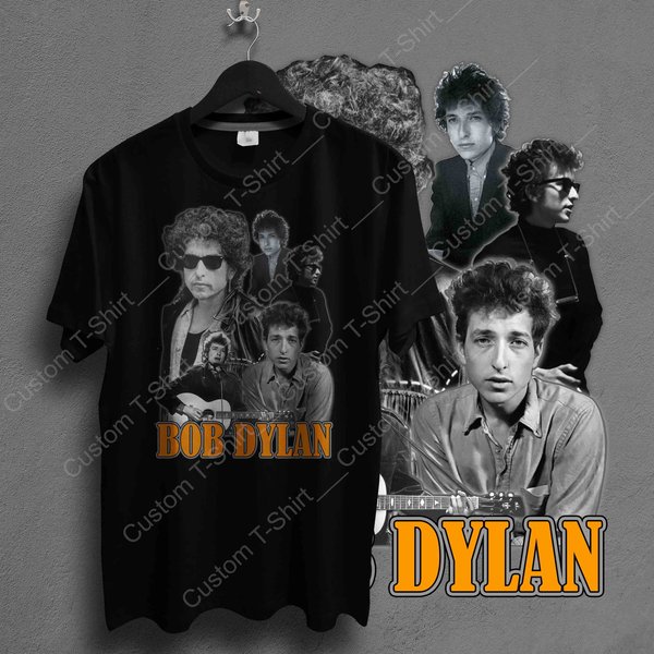Bob Dylan Vintage 90'S Tee | Rolling Thunder Revue Shirt-image