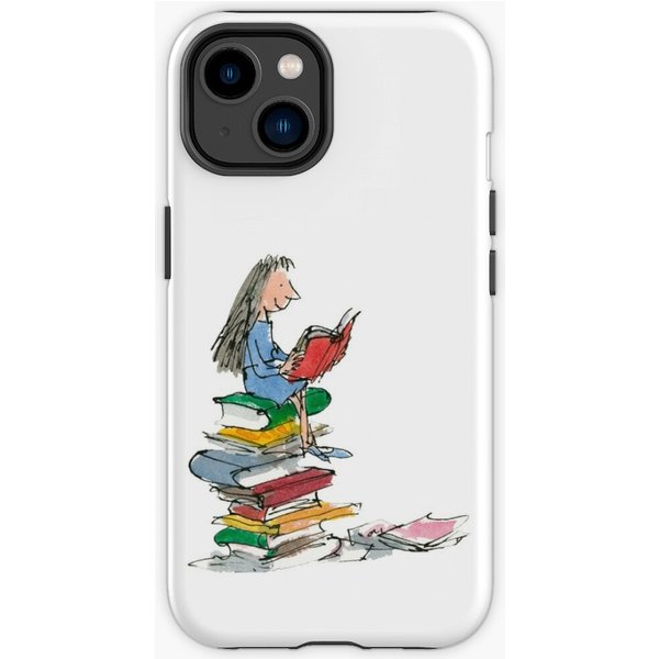 Matilda Roald Dahl Watercolour Illustration Iphone Case