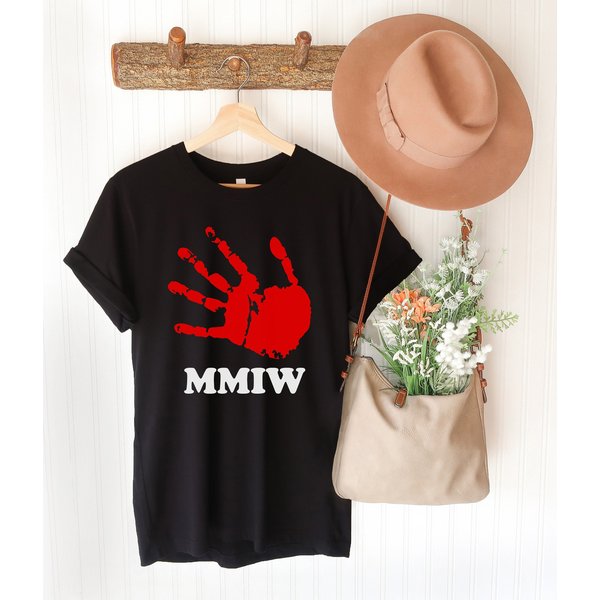 Mmiw Shirt, No More Stolen Sister Shirt, Indigenous Hand Shirt, American Native Shirt-image