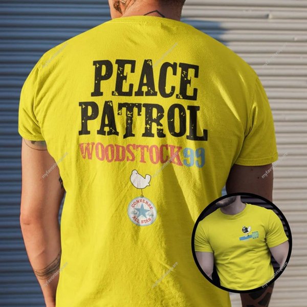 1999 Woodstock Peace Patrol Shirt, Woodstock 99 Shirt-image