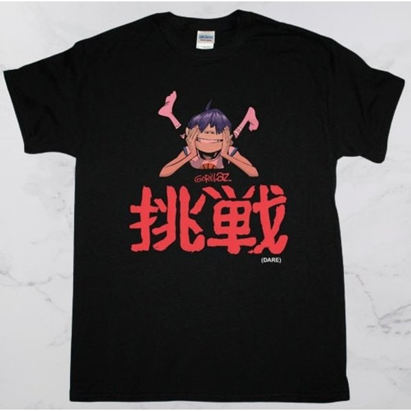 Gorillaz Dare Black T Shirt / Vintage Style Tshirt-image