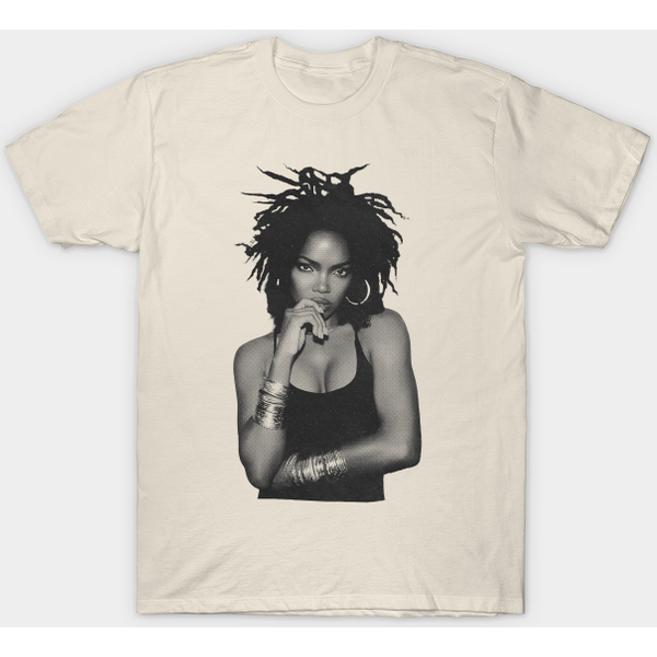 Lauryn Hill || Vintage Halftone Style || Fan Art Design| - Lauryn Hill - T-Shirt-image