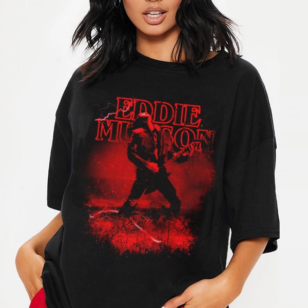 Eddie Munson Guitar Shirt, Eddie Munson Shirt, St 4 Shirt-image
