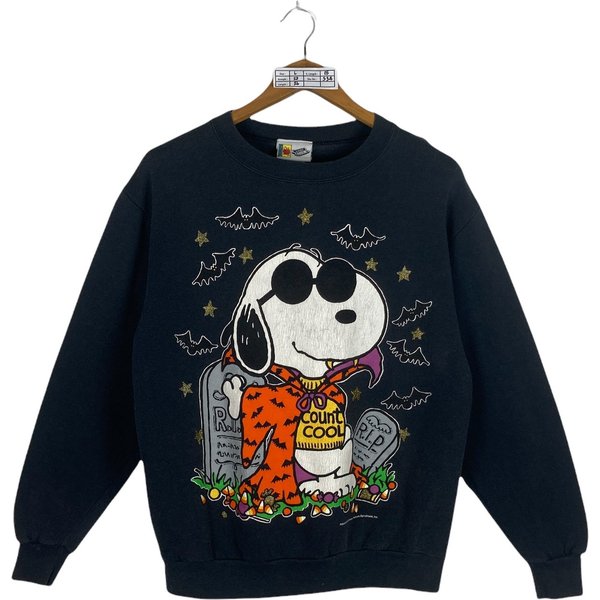 Snoopy Joe Cool Sweatshirt Medium Vintage 90S Snoopy Peanut Joe Cartoon Pullover-image
