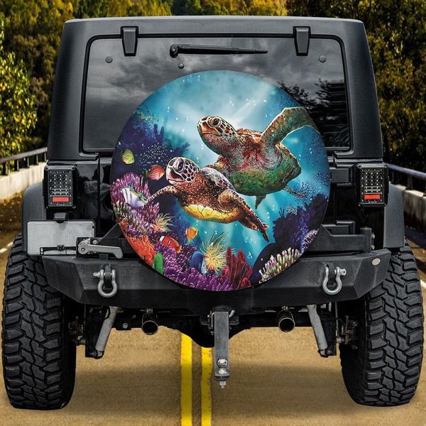 Turtle, Under Sea, Spare Tire Cover-image