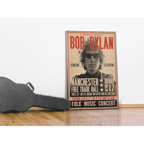 Bob Dylan Poster | Concert Poster
