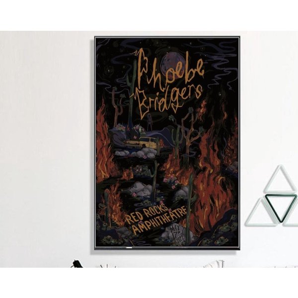 Phoebe Bridgers Canvas Poster Wall Art Painting For Living Room-image