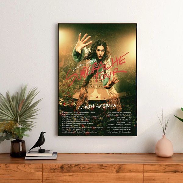 Conan Gray Superache Tour Poster, Conan Gray Poster, 2022 Tour Print, Home Decor-image