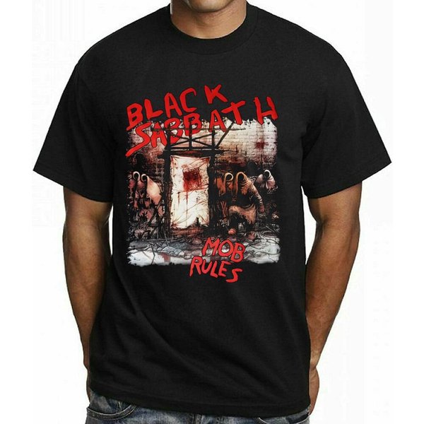Black-Sabbath Shirt, Black-Sabbath Mob Rules Tour T-Shirt-image