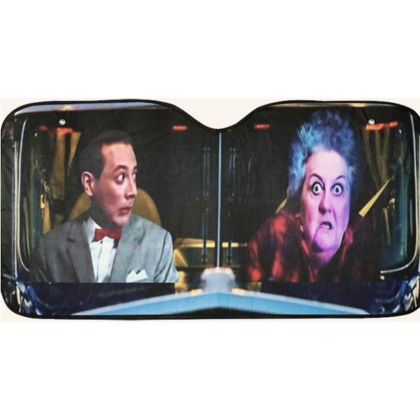 Large Marge And Peewee Herman Car Sun Shade-image