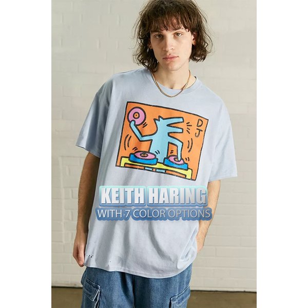 Keith Haring Dj Shirt Unisex-image