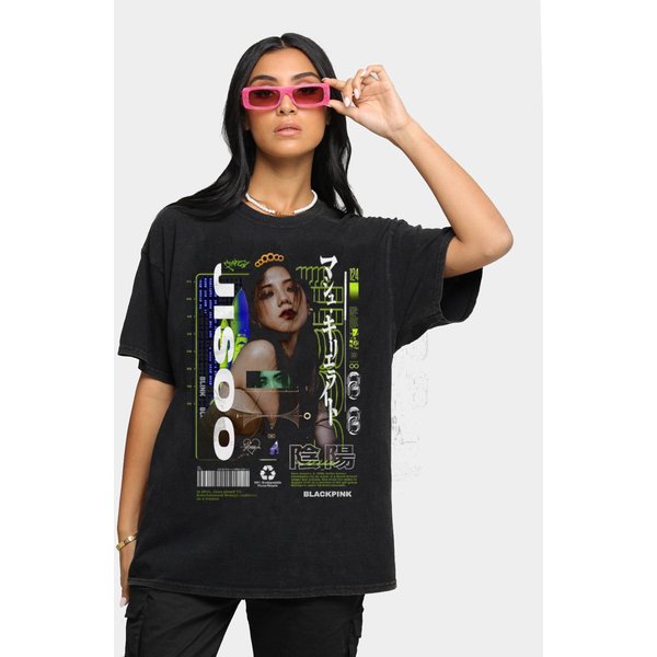 Blackpink Jisoo Shirt, Blackpink Vintage Kpop Shirt-image