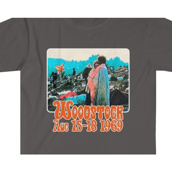 Woodstock Inspired, 1969, Summer Love T-Shirt-image