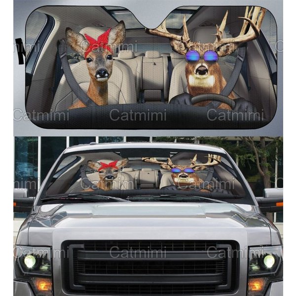 Deer Car Sun Shade