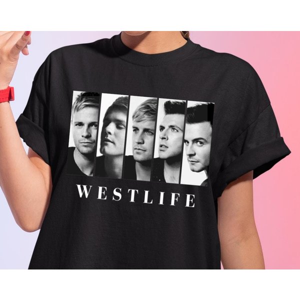 West-Life Vintage Members T-Shirt, Westlife Shirt, The Wild Dreams Tour T-Shirt-image