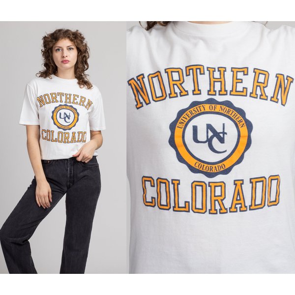 90S University Of Northern Colorado T Shirt-image