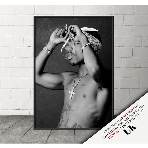 Tupac Shakur 2Pac Print, Poster, Hip-Hop/Rap Poster-image