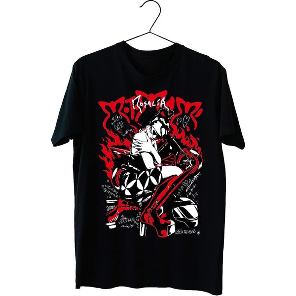 Motomami Rosalia Concert Graphic Shirt, Vintage Rosalia Motomami World Tour 2022 Shirt-image