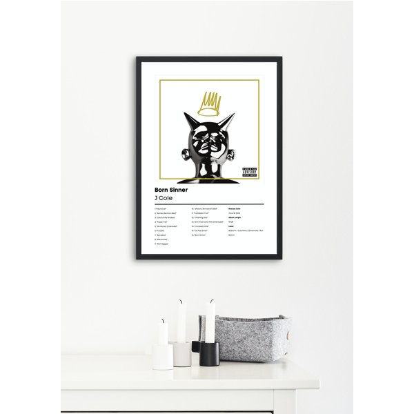 J. Cole Music Gift Album Wall Art