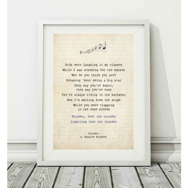 Imagine Dragons Poster, Music Lover Poster, Home Decor-image