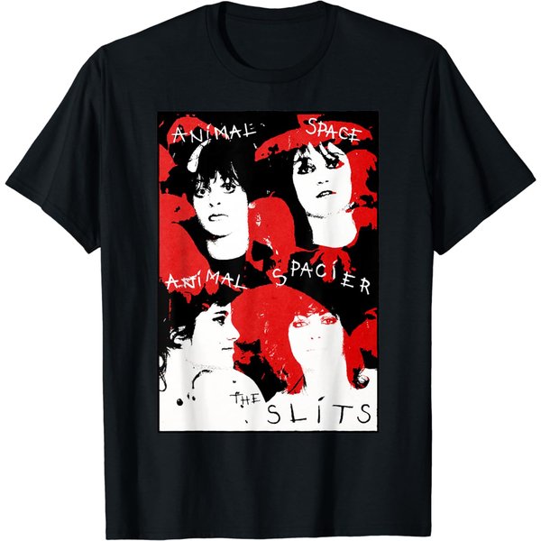 The Slits Band Punk Rock Distressed Colorful Grungy Vintage T-Shirt-image