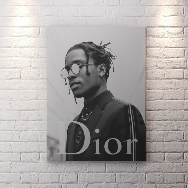 Asap Rocky Poster, Hip Hop Print, Ready To Hang-image