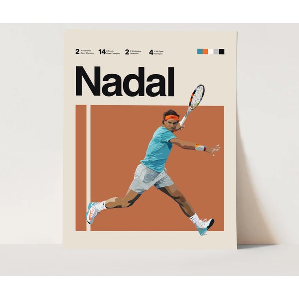 Rafael Nadal Inspired Poster-image