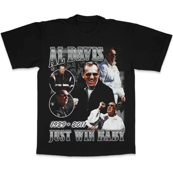 Vintage Al Davis 90S Style Shirt, Al Davis Just Win Baby Shirt, Josh Jacobs Shirt-image