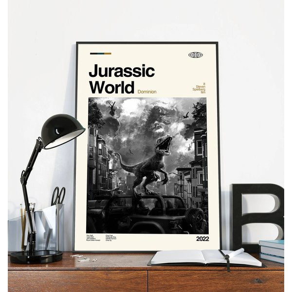 Jurassic World Dominion Poster - Minimalist Poster-image