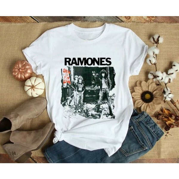 Ramones Rock Band T-Shirt Music Tee-image