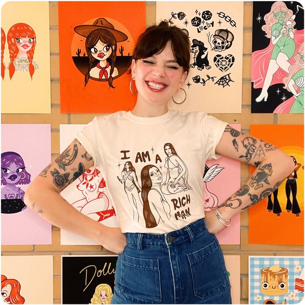I Am A Rich Man - Cher Tee-image