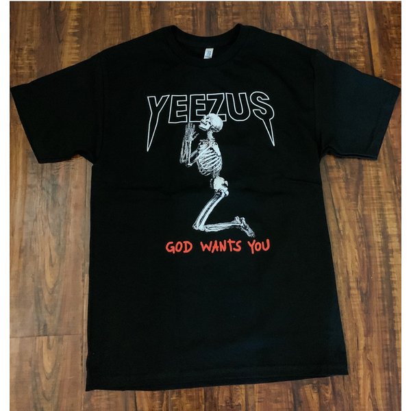 Yeezus God Wants You - Unisex Women T-Shirts-image