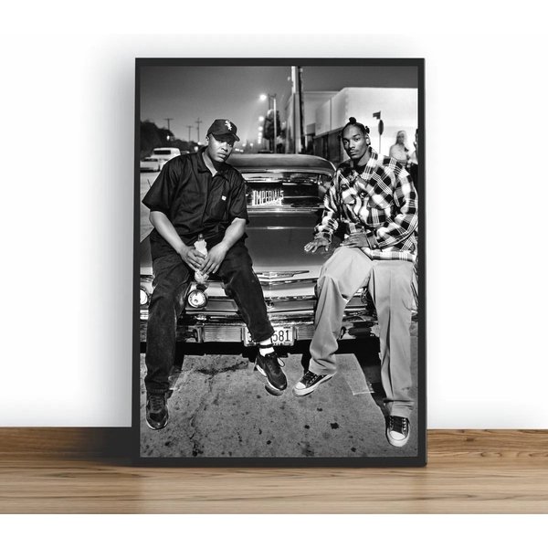 Dr.Dre And Snoop Dogg Rapper Music Poster-image
