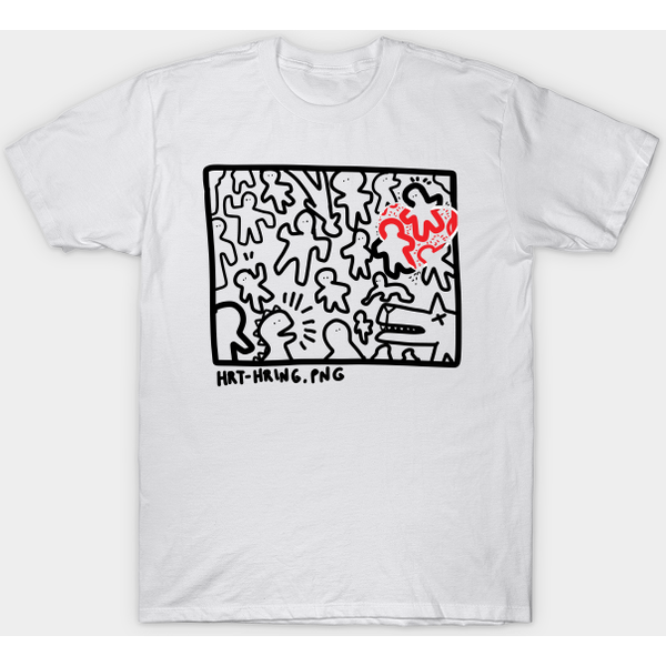 Not Haring - Keith Haring - T-Shirt-image