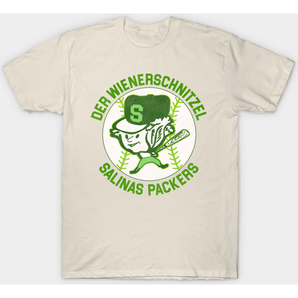 Der Wienerschnitzel ● Salinas Packers Vintage Defunct Baseball - Baseball - T-Shirt-image
