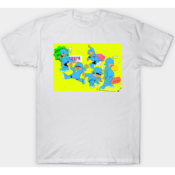 Pocoyo_Background - Cartoons - T-Shirt-image