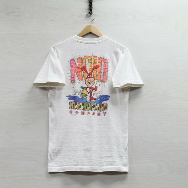 Vintage Avoid The Noid Domino's Pizza T-Shirt Size Medium 90S-image