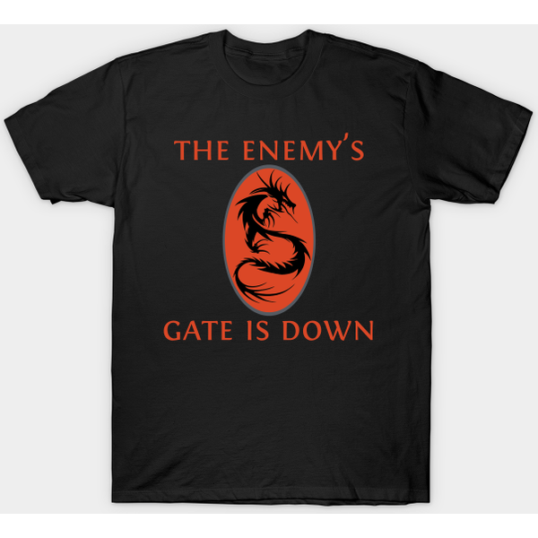 The Enemy'S Gate Is Down - Enders Game - T-Shirt-image